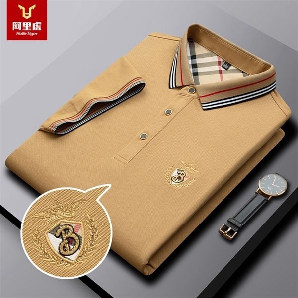 men'ssummer spot thin section mulberry silk short-sleeved casual fashion business men's polo shirt mens t shirt 220402, White;black
men'ssummer spot thin section mulberry silk short-sleeved casual fashion business men's polo shirt mens t shirt 220402, White;black