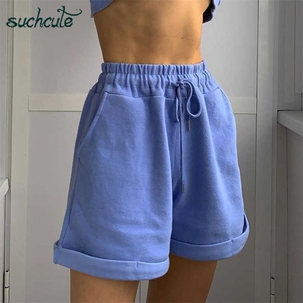 suchcute 90s cotton women's shorts casual short sweatpants sporty biker soft summer streetwear high waist homemade clothes 210607, White;black
suchcute 90s cotton women's shorts casual short sweatpants sporty biker soft summer streetwear high waist homemade clothes 210607, White;black