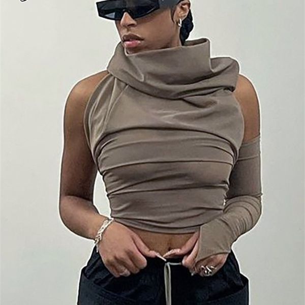 joskaa brown single sleeve off shoulder casual slim crop fashion t shirt for women clothing winter streetwear 220407, White
joskaa brown single sleeve off shoulder casual slim crop fashion t shirt for women clothing winter streetwear 220407, White