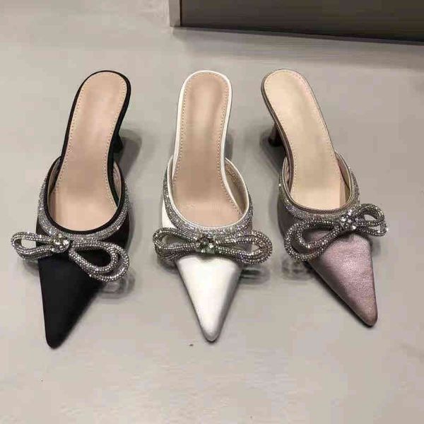 sandals transparent minority sandals spring fairy bow pointed thin heel high heels, Black
sandals transparent minority sandals spring fairy bow pointed thin heel high heels, Black