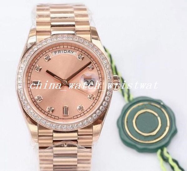 ew factory automatic cal.3255 watch mens women's 36mm presidential rose gold diamond dial diamond bezel 904l 128345 sapphire waterproof, Slivery;brown
ew factory automatic cal.3255 watch mens women's 36mm presidential rose gold diamond dial diamond bezel 904l 128345 sapphire waterproof, Slivery;brown