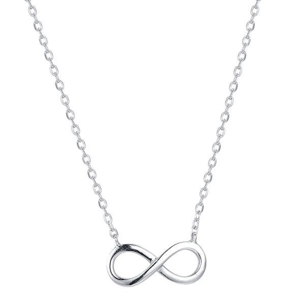 ladies sterling silver necklace infinity symbol pendant simple accessories gift must-have
ladies sterling silver necklace infinity symbol pendant simple accessories gift must-have