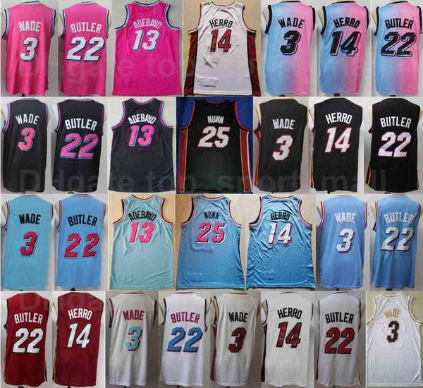 men basketball dwyane wade jersey 3 tyler herro 14 jimmy butler kendrick nunn bam ado blue pink white red black city earned
men basketball dwyane wade jersey 3 tyler herro 14 jimmy butler kendrick nunn bam ado blue pink white red black city earned