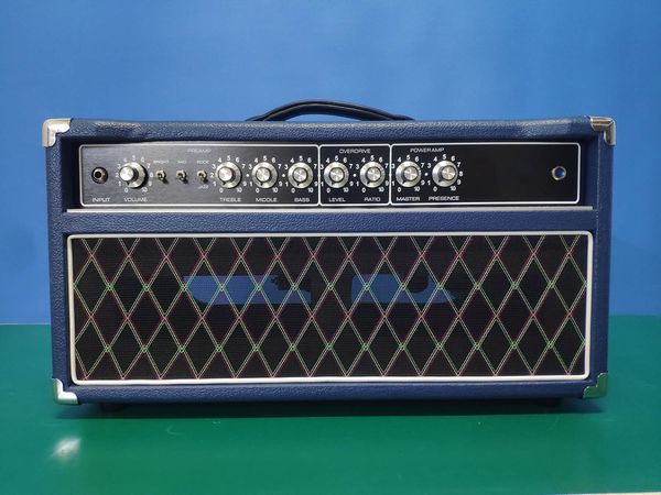 custom dumble style overdrive special by grand guitar amp head 50w in blue color jj tubes loop
custom dumble style overdrive special by grand guitar amp head 50w in blue color jj tubes loop