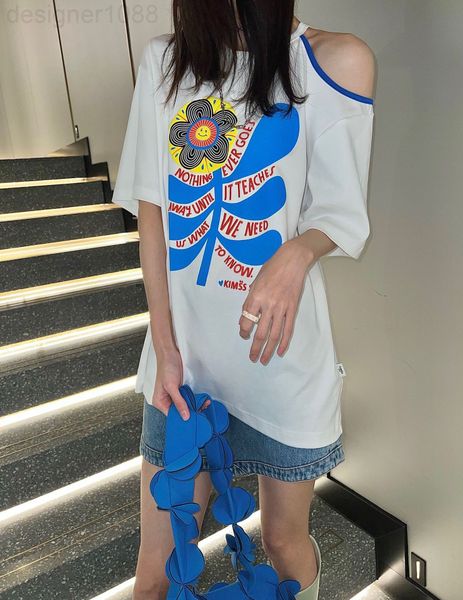 women's t-shirt designer 22 spring and summer new xiaozhongchao flower short sleeve t-shirt contrast color large print hollowed out off, White
women's t-shirt designer 22 spring and summer new xiaozhongchao flower short sleeve t-shirt contrast color large print hollowed out off, White