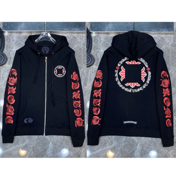 designer luxury sweatshirts fashion hoodies ch classic mens zipper hooded sweater cross flower pullover sanskrit pattern casual coat women, Black
designer luxury sweatshirts fashion hoodies ch classic mens zipper hooded sweater cross flower pullover sanskrit pattern casual coat women, Black