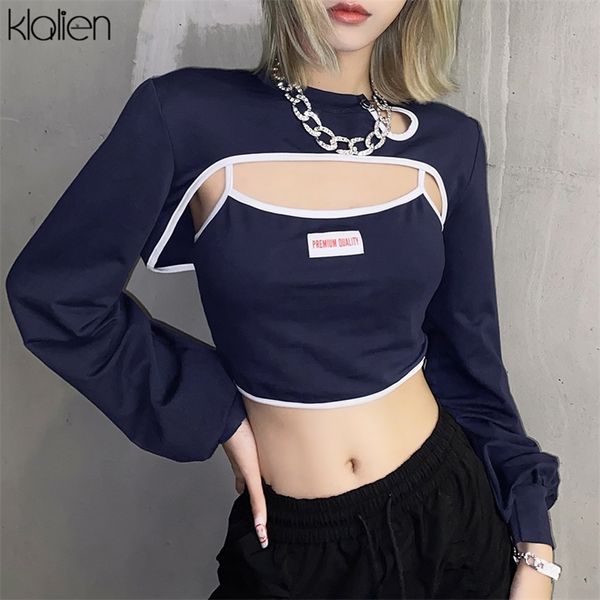 klalien women casual streetwear long sleeve with camisole two piece t shirt autumn office lady slim stretch cotton tee 220505, White
klalien women casual streetwear long sleeve with camisole two piece t shirt autumn office lady slim stretch cotton tee 220505, White