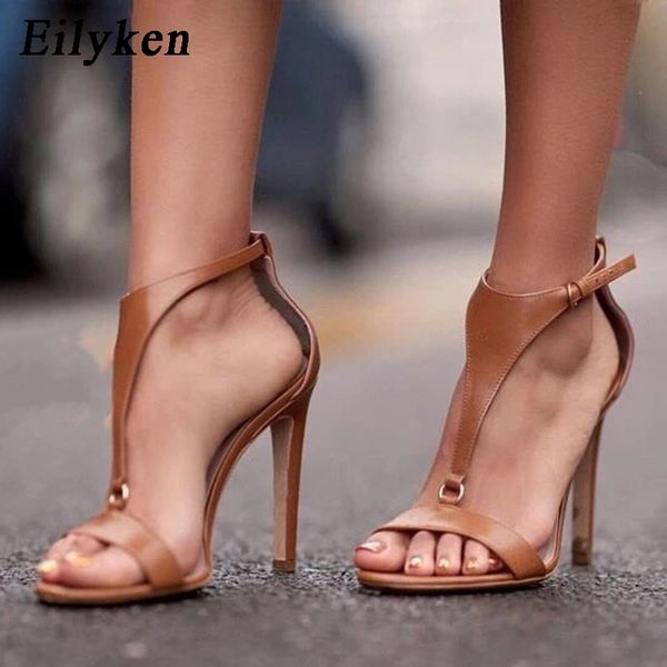 eilyken 2021 new gladiator women sandals peep toe high heels black button thin heel shoes fashion brown black pumps sandals 210306
eilyken 2021 new gladiator women sandals peep toe high heels black button thin heel shoes fashion brown black pumps sandals 210306