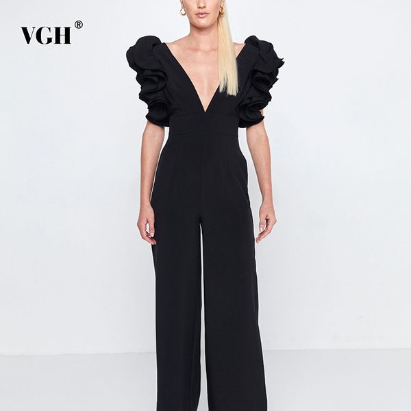 elegant patchwork ruffles jumpsuits v neck tank backless high waist anklelength jumpsuit female fashion 210507, Black;white
elegant patchwork ruffles jumpsuits v neck tank backless high waist anklelength jumpsuit female fashion 210507, Black;white