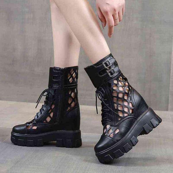 height increased girl platform shoes summer cool boots women hollow ankle for black martin boot 220421
height increased girl platform shoes summer cool boots women hollow ankle for black martin boot 220421