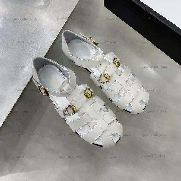 designer flatform female white sandals real leather metal buckle summer womens rubber sandal beach sandles shoes with box, Black 
designer flatform female white sandals real leather metal buckle summer womens rubber sandal beach sandles shoes with box, Black