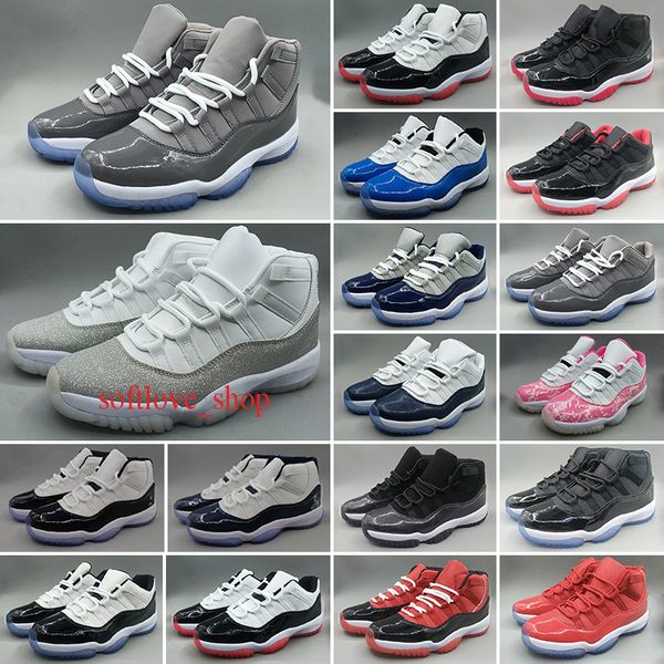 11s cool grey basketball shoes men women sneakers 25th anniversary cherry low pure violet legend blue concord, White;red
11s cool grey basketball shoes men women sneakers 25th anniversary cherry low pure violet legend blue concord, White;red
