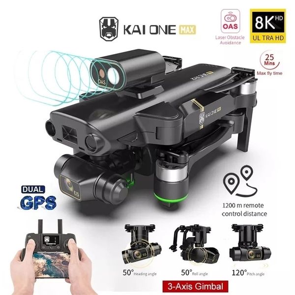 electric rc aircraft kai one max drone 8k hd 3 axis gimbal dual camera laser obstacle avoidance gps rc quadcopter 220321
electric rc aircraft kai one max drone 8k hd 3 axis gimbal dual camera laser obstacle avoidance gps rc quadcopter 220321