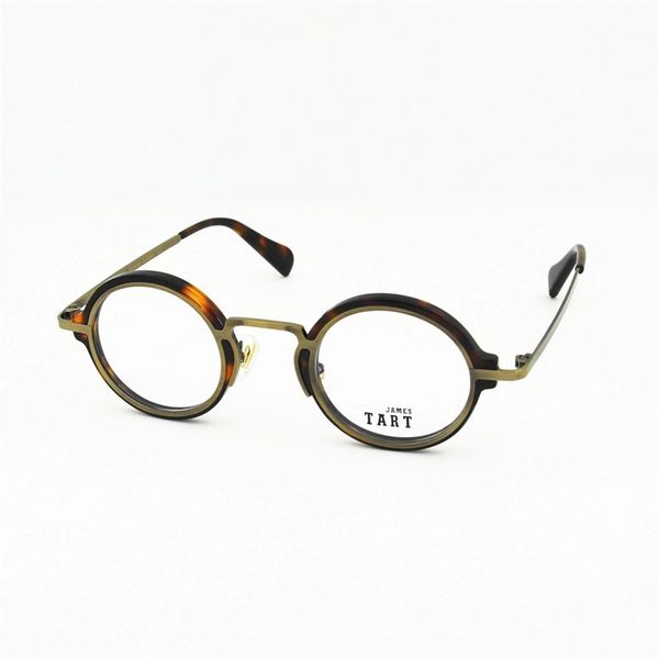 james tart 298 optical eyeglasses for retro style anti-blue light lens plate round full frame with box, White;black
james tart 298 optical eyeglasses for retro style anti-blue light lens plate round full frame with box, White;black