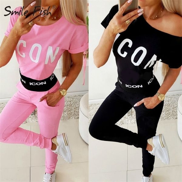 2020 summer two pieces sets letters printed long pants leisure tees lady running sports tracsuits pockets women sets g1567 t200702, White
2020 summer two pieces sets letters printed long pants leisure tees lady running sports tracsuits pockets women sets g1567 t200702, White