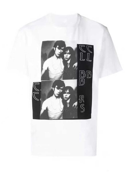 men's t-shirts two moons raf style american moments punk portrait printed vintage loose couple short sleeve t-shirt, White;black
men's t-shirts two moons raf style american moments punk portrait printed vintage loose couple short sleeve t-shirt, White;black