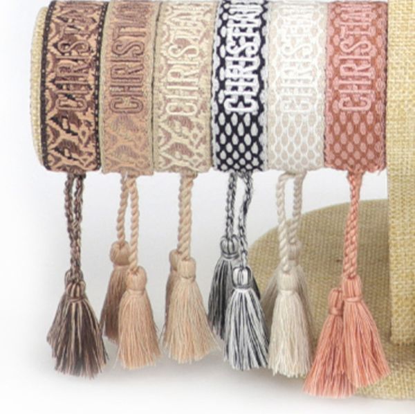 fashion brand classic bangles jewelry men women handmade cotton signture embroidery luxury bracelets designer woven bangle fabrics bracelet, Black
fashion brand classic bangles jewelry men women handmade cotton signture embroidery luxury bracelets designer woven bangle fabrics bracelet, Black