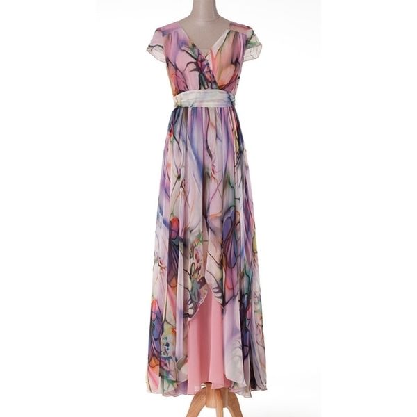 quality spring summer female flower print long maxi women high waist floor length slim chiffon dress vestido y200805, Black;pink
quality spring summer female flower print long maxi women high waist floor length slim chiffon dress vestido y200805, Black;pink