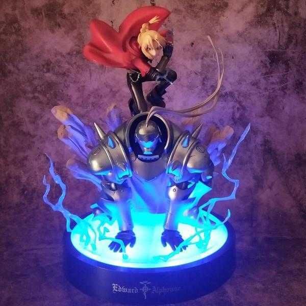 

huiya01 megahouse g.e.m. fullmetal alchemist edward elric alphonse elric japanese anime pvc action figures toy collectible model doll q0722