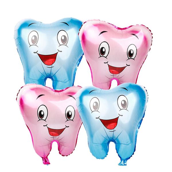 party decoration 1pc large tooth foil air balloons kids lovely inflatable globos happy birthday decorations baby shower supplies262j
party decoration 1pc large tooth foil air balloons kids lovely inflatable globos happy birthday decorations baby shower supplies262j