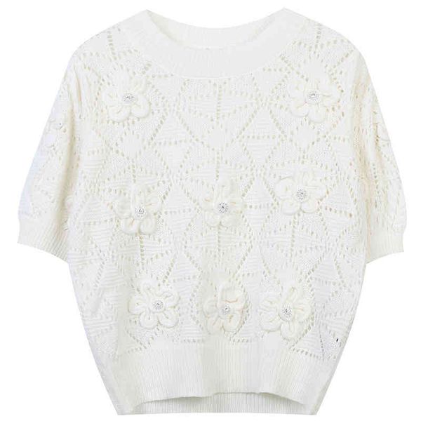 women's sweaters sweet hollow out sweater spring and summer pure color flower heavy industry diamond hook small man aging round neck 1r, White;black
women's sweaters sweet hollow out sweater spring and summer pure color flower heavy industry diamond hook small man aging round neck 1r, White;black