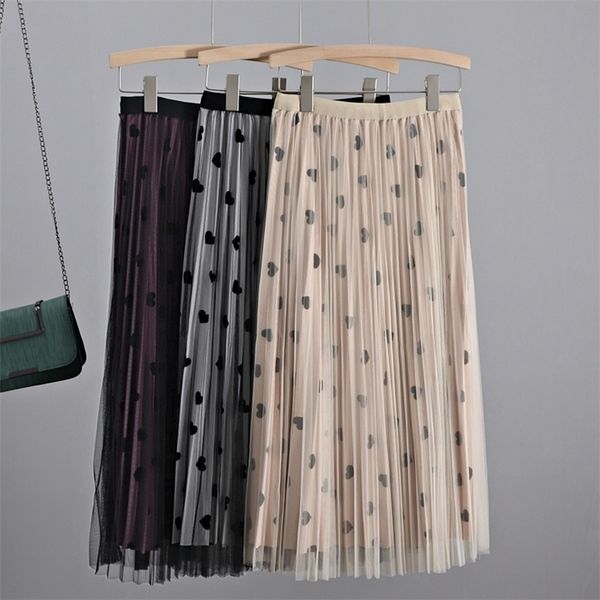 gigogou heart shape women mesh pleated skirt high waist long midi maxi skirts autumn winter elegant velvet tutu tulle skirts 210315, Black
gigogou heart shape women mesh pleated skirt high waist long midi maxi skirts autumn winter elegant velvet tutu tulle skirts 210315, Black