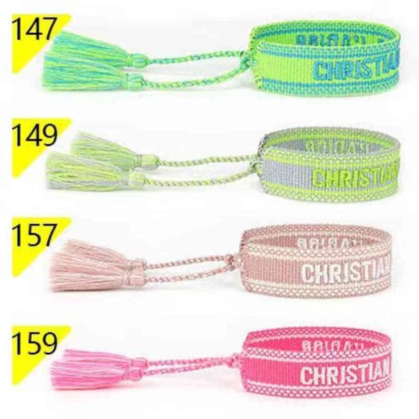 classic brand fashion bangles jewelry men women handmade cotton signture embroidery bracelet designers woven bangle fabrics luxury bracelets, Black
classic brand fashion bangles jewelry men women handmade cotton signture embroidery bracelet designers woven bangle fabrics luxury bracelets, Black