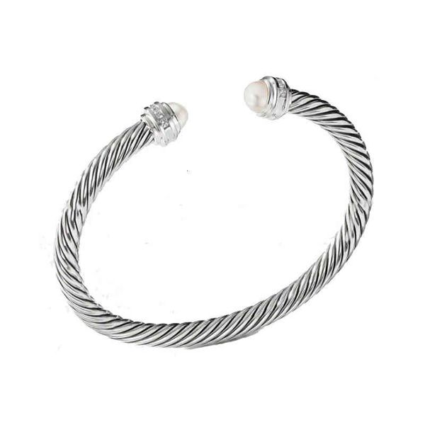 Designer Dy Bracelet Luxury Twisted Pearl Head Women Fashion Versatile Twist Bracelets Jewelry Platinum Plated Wedding Gifts 5MM 4MM Thick DY jewelry gifts quality
Designer Dy Bracelet Luxury Twisted Pearl Head Women Fashion Versatile Twist Bracelets Jewelry Platinum Plated Wedding Gifts 5MM 4MM Thick DY jewelry gifts quality