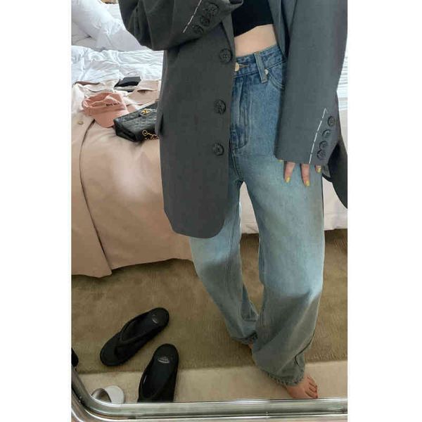 women's jeans temperament korean high waist casual loose straight jeans women's spring versatile wide leg pants trend nx9i, Blue
women's jeans temperament korean high waist casual loose straight jeans women's spring versatile wide leg pants trend nx9i, Blue