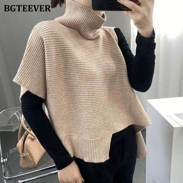 autumn winter fashion turtleneck irregular sweater jumpers for women short sleeve loose female knitted pullovers 2021, White;black
autumn winter fashion turtleneck irregular sweater jumpers for women short sleeve loose female knitted pullovers 2021, White;black