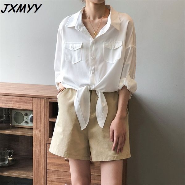 spring fashion retro hong kong flavor casual loose design sense fashion lace-up shirt women western style blousejxmyy 210412, White
spring fashion retro hong kong flavor casual loose design sense fashion lace-up shirt women western style blousejxmyy 210412, White
