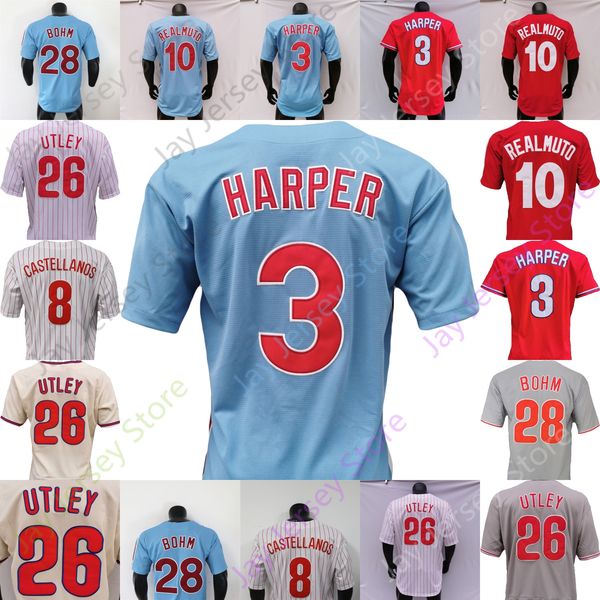harper jersey nick castellanos j. t. realmuto chase utley alec bohm player fans grey red blue cream pinstripe youth women adult, Blue;black
harper jersey nick castellanos j. t. realmuto chase utley alec bohm player fans grey red blue cream pinstripe youth women adult, Blue;black