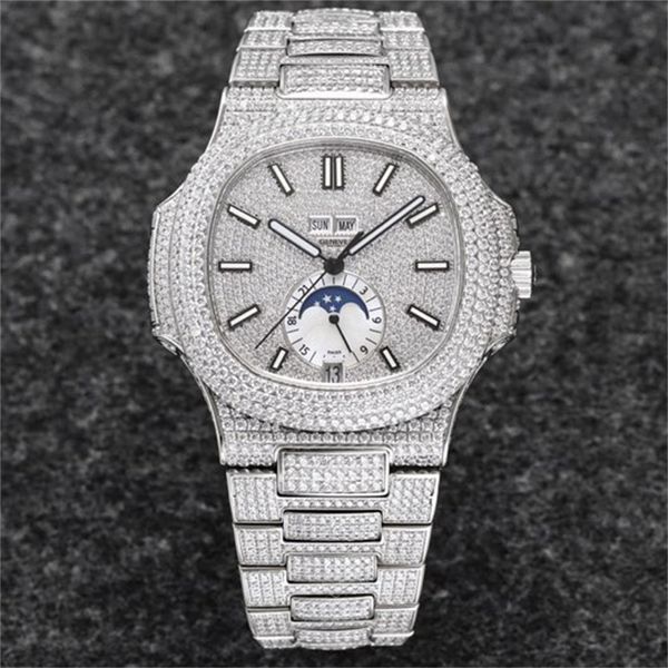 r8 5726/1a-014 montre de luxe diamond watch men watches 40.5mm original 324 s qa lu 24h/303 automatic machine movement babysbreath wristwatc, Slivery;brown
r8 5726/1a-014 montre de luxe diamond watch men watches 40.5mm original 324 s qa lu 24h/303 automatic machine movement babysbreath wristwatc, Slivery;brown