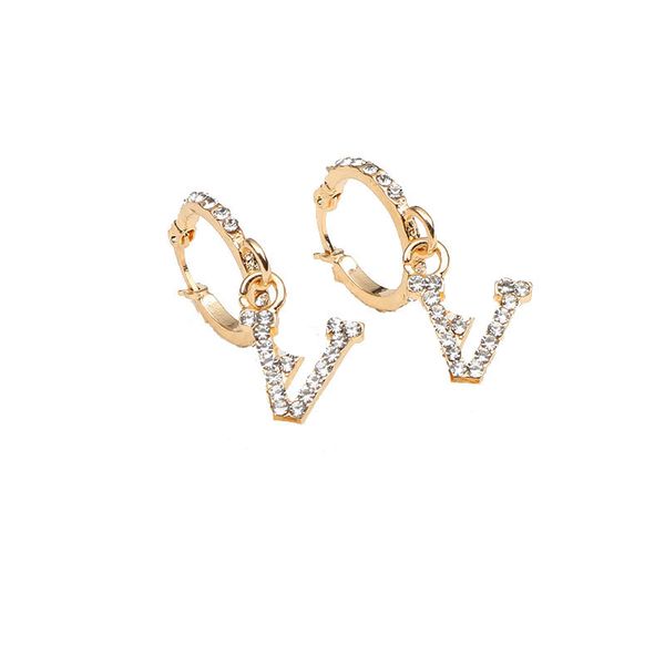 stud charm 18k gold plated 925 silver luxury designer alphabet geometric women's round crystal rhinestone pearl dgearrings wedding part, Golden
stud charm 18k gold plated 925 silver luxury designer alphabet geometric women's round crystal rhinestone pearl dgearrings wedding part, Golden