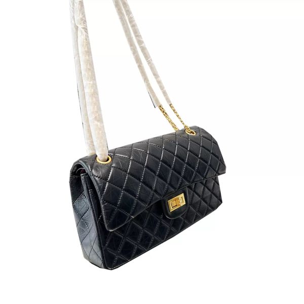 classic 2.55 ladies quilted luxury sacoche bag lambskin double flap gold metal buckle with chain diamond check black white purses designer c
classic 2.55 ladies quilted luxury sacoche bag lambskin double flap gold metal buckle with chain diamond check black white purses designer c