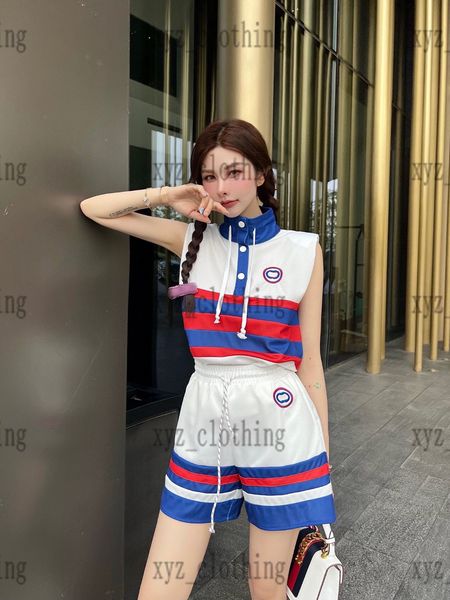 colorful 2022 high-end womens vest jackets sun protection tacksuits thin t shirts with beach shorts brand designer girls sports sets new con, Black;brown
colorful 2022 high-end womens vest jackets sun protection tacksuits thin t shirts with beach shorts brand designer girls sports sets new con, Black;brown