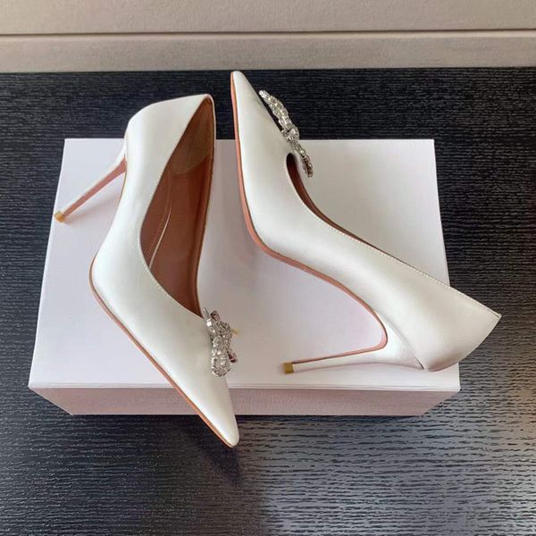 muaddi new amina pattern crystal-studded bows dress shoes pumps pumps the point-toe white 95mm stiletto heels luxury designers evening party, Black
muaddi new amina pattern crystal-studded bows dress shoes pumps pumps the point-toe white 95mm stiletto heels luxury designers evening party, Black