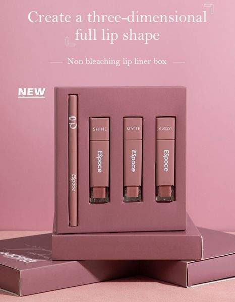 new arrival pudaier espoce lipstick lip liner kit glossy matte shine lip stick set 120 pcs/lot dhl
new arrival pudaier espoce lipstick lip liner kit glossy matte shine lip stick set 120 pcs/lot dhl