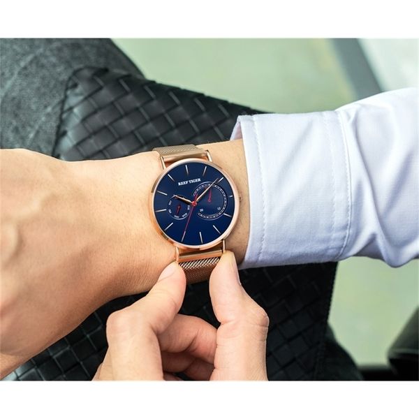 new reef tiger / rt luxury dress watch blue dial rose gold men quartz watch men's steel watch rga1664 t200409, Slivery;brown
new reef tiger / rt luxury dress watch blue dial rose gold men quartz watch men's steel watch rga1664 t200409, Slivery;brown