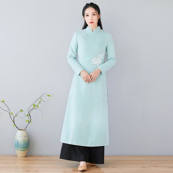 arrived fashion womens dress chinese style vintage dresses embroidery slim waist clothes y200101, White;black
arrived fashion womens dress chinese style vintage dresses embroidery slim waist clothes y200101, White;black