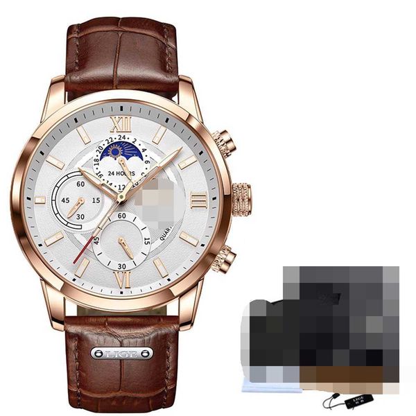 fashion mens watch leather watch waterproof quartz wristwatches watches, Slivery;brown
fashion mens watch leather watch waterproof quartz wristwatches watches, Slivery;brown