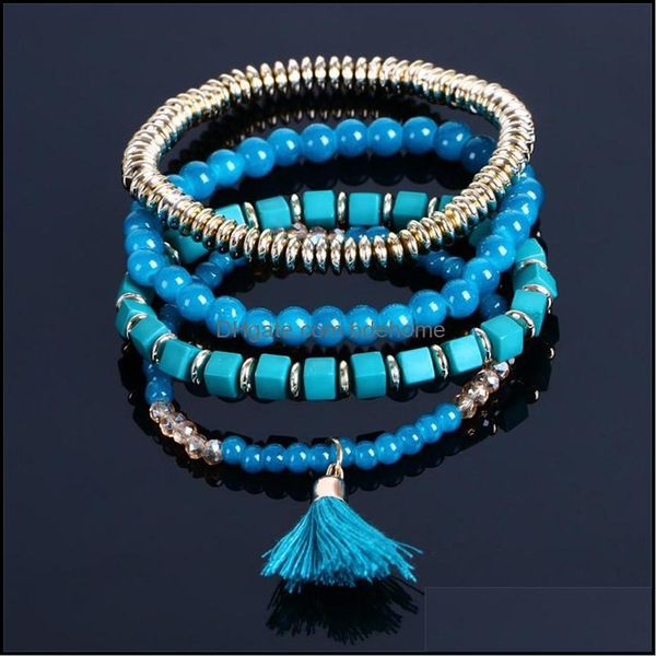 charm bracelets jewelry new bohemian ethnic mti-layer beads tassel elastic men for women cuff boho fashion 17121506 drop delivery 2021 13t, Golden;silver
charm bracelets jewelry new bohemian ethnic mti-layer beads tassel elastic men for women cuff boho fashion 17121506 drop delivery 2021 13t, Golden;silver