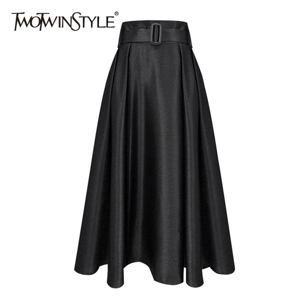 black minimalist skirt for women high waist sashes ruched midi skirts female fashion clothing stylish 210423
black minimalist skirt for women high waist sashes ruched midi skirts female fashion clothing stylish 210423