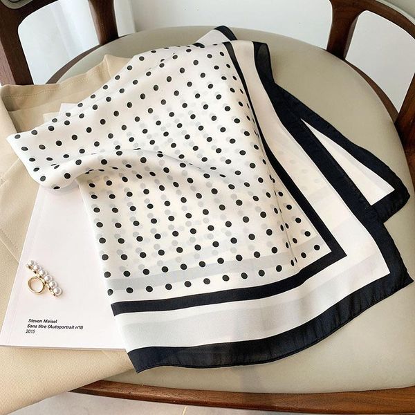 luxury brand silk satin head scarf for women fashion dot kerchief neck scarfs 70cm square shawls and wrpas scarves ladies, Blue;gray
luxury brand silk satin head scarf for women fashion dot kerchief neck scarfs 70cm square shawls and wrpas scarves ladies, Blue;gray