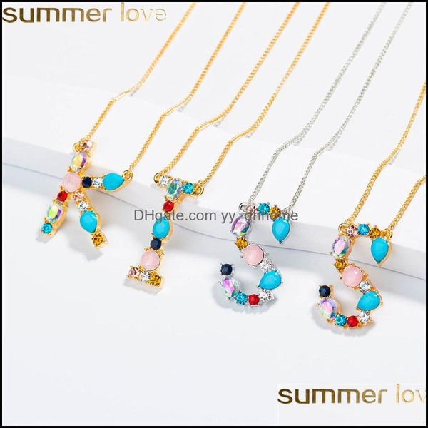 pendant necklaces pendants jewelry colorf 26 letter initial necklace with crystals stone for women personalized mothers day gifts drop del, Silver
pendant necklaces pendants jewelry colorf 26 letter initial necklace with crystals stone for women personalized mothers day gifts drop del, Silver