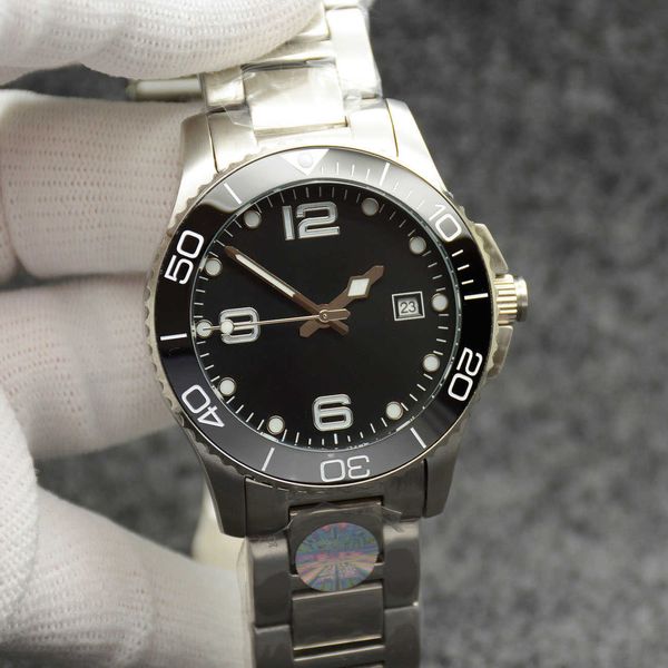 designer watches 41mm conquest mens watches automatic mechanical movement stainless steel bracelet concas ceramic bezel with hydroconquest h, Slivery;brown
designer watches 41mm conquest mens watches automatic mechanical movement stainless steel bracelet concas ceramic bezel with hydroconquest h, Slivery;brown
