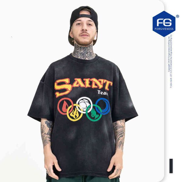 men's t-shirts fg menswear spring and summer letter ring print exclusive wash round neck short sleeve t-shirt loose z5u9, White;black
men's t-shirts fg menswear spring and summer letter ring print exclusive wash round neck short sleeve t-shirt loose z5u9, White;black