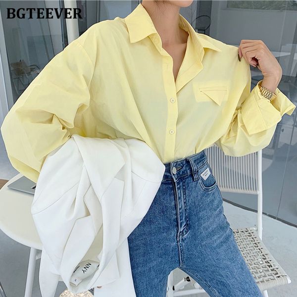 chic yellow turn-down collar women shirts blouses 2021 autumn elegant loose single-breasted ladies blouses, White
chic yellow turn-down collar women shirts blouses 2021 autumn elegant loose single-breasted ladies blouses, White