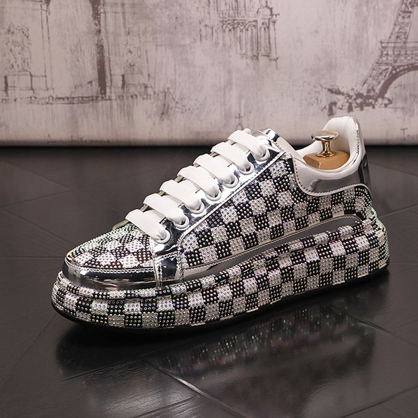 luxury designers diamonds dress wedding party shoes autumn white light sports casual sneaker comfortable round toe thick bottom business dri, Black
luxury designers diamonds dress wedding party shoes autumn white light sports casual sneaker comfortable round toe thick bottom business dri, Black