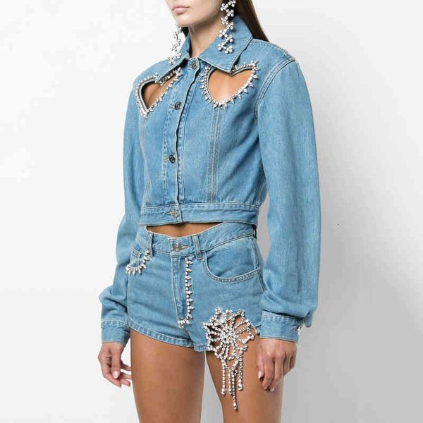 women's jackets autumn niche product denim jacket, hollow love fingernail brocade design sense, long sleeves, fashion female jacket 36r, Black;brown
women's jackets autumn niche product denim jacket, hollow love fingernail brocade design sense, long sleeves, fashion female jacket 36r, Black;brown
